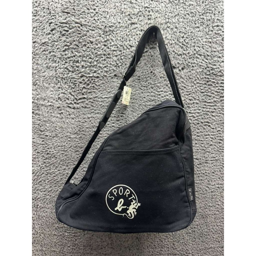 NWD Sport B. By Agnes B.‎ Sac Roller Cotton Canvas Crossbody Sling Bag Black